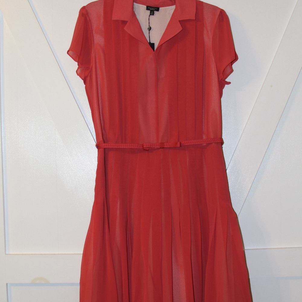 Talbots Pleated Dress